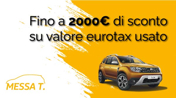 Fino a 2000€ di sconto su valore eurotax usato