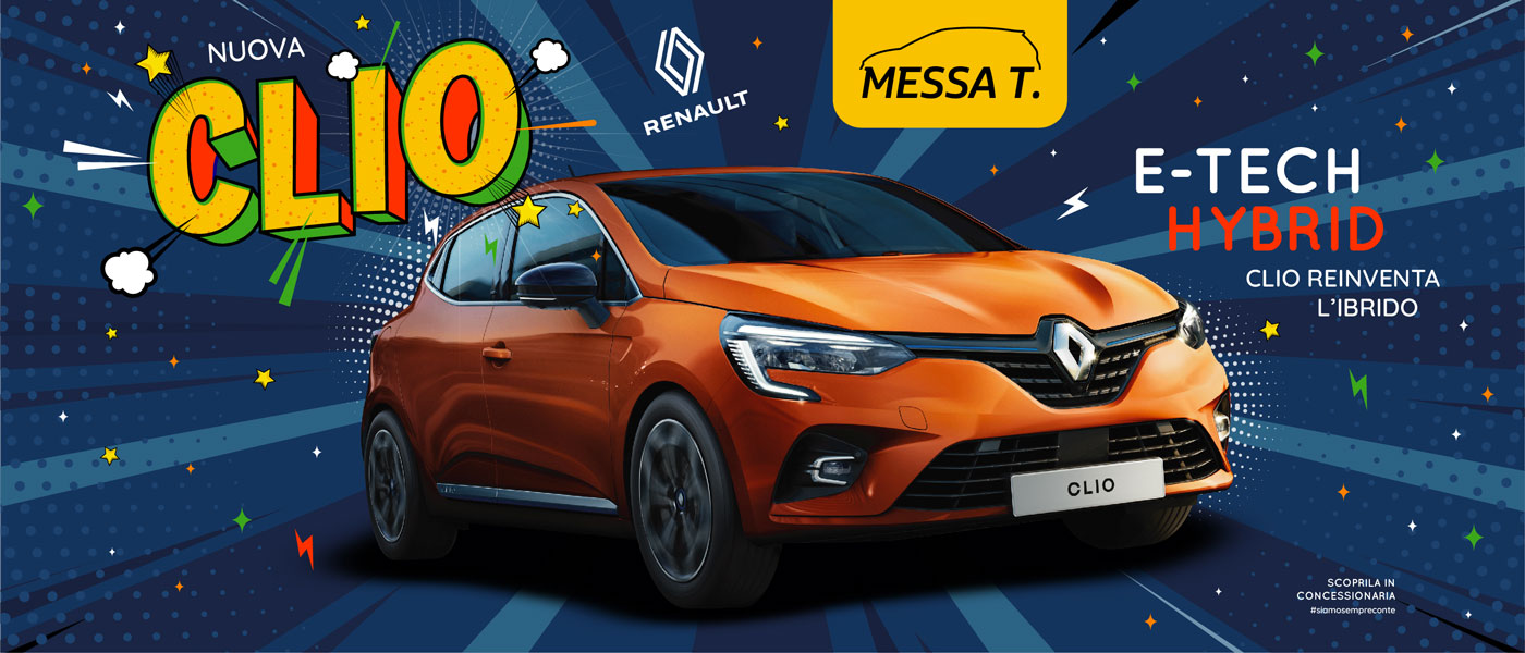 Nuova Renault Clio | Renault Italia | Renault Official | Concessionaria Messa T. | Monza | Vimercate | Merate