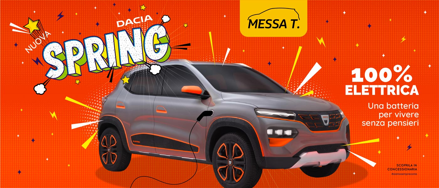 Nuova Dacia Spring | Dacia | Dacia Italia | Concessionaria Messa T. | Monza | Vimercate | Merate