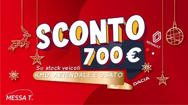 Sconto 700€ concessionaria Messa T | Monza | Vimercate | Merate