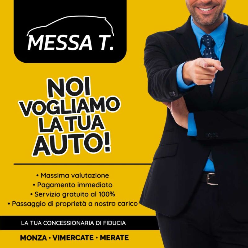 Noi vogliamo la tua auto! | Messa T | Compriamo auto usate | Monza | Vimercate | Merate